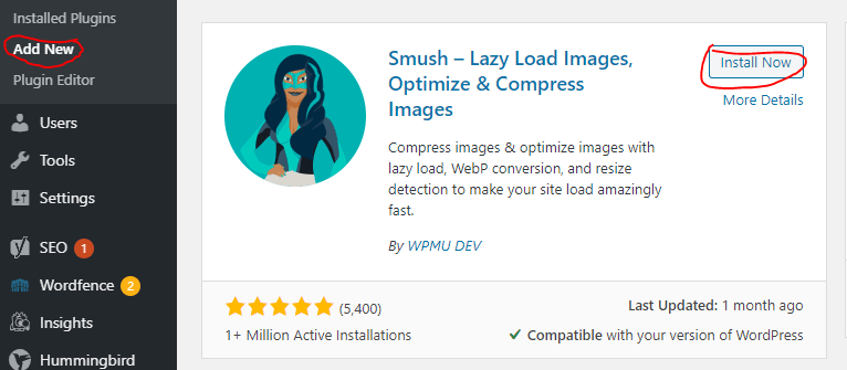 reduce image size on WordPress